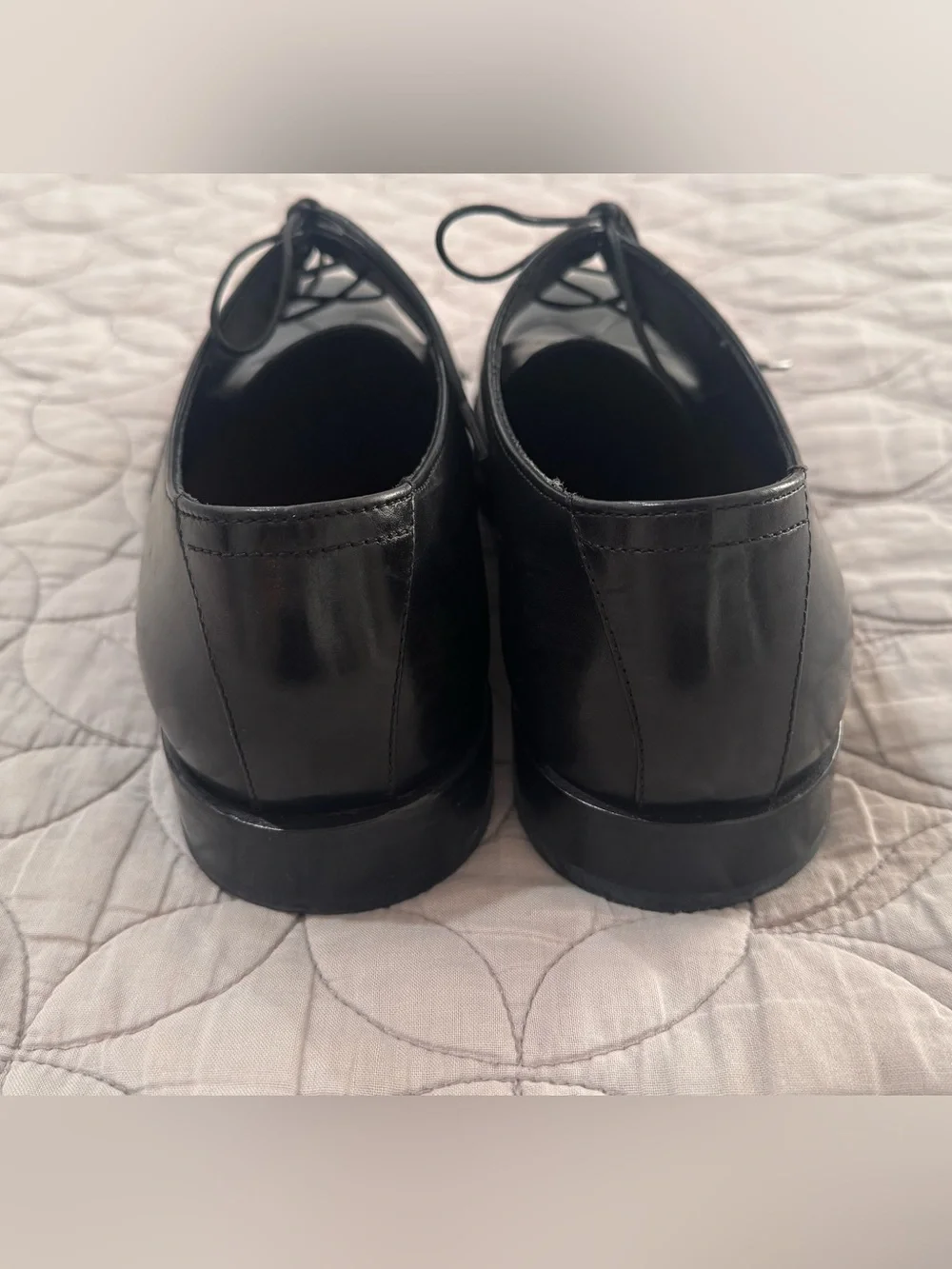 Hugo Boss Made in Italy Black Leather Dress Shoes – Size 8 / UK 7